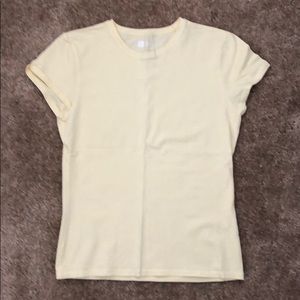 Light Yellow Gap Tee